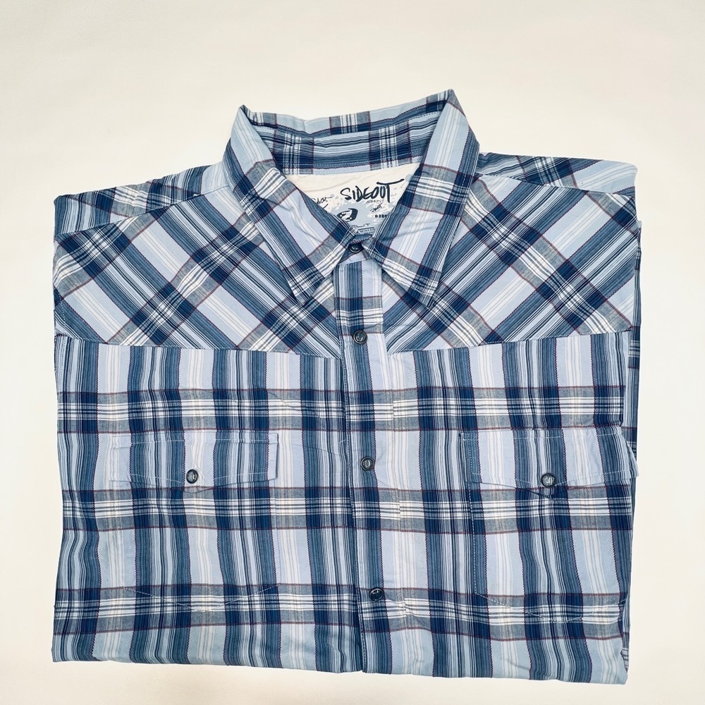 SIDEOUT Size XXL CASUAL BUTTON DOWN Short Sleeve - Picture 7 of 7